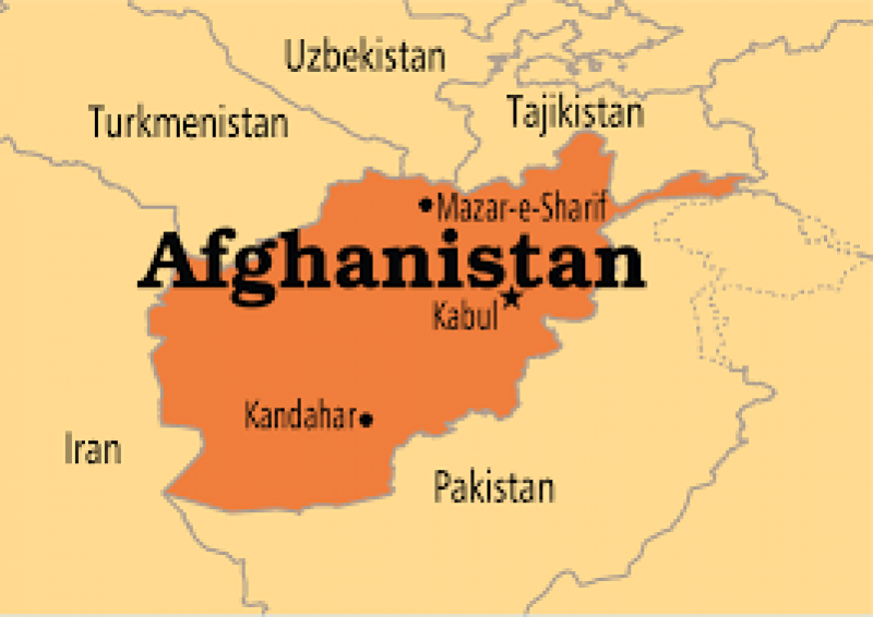 افغانستان کا نقشہ